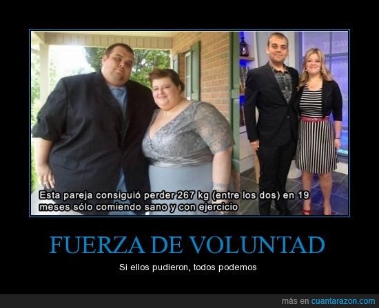 Voluntad para adelgazar